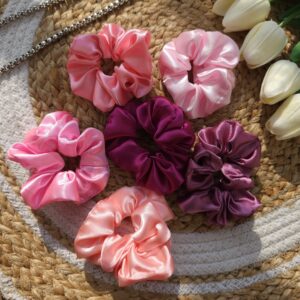 Best satin scrunchies for thick hair