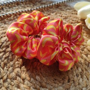 best printed silk satin scrunchies