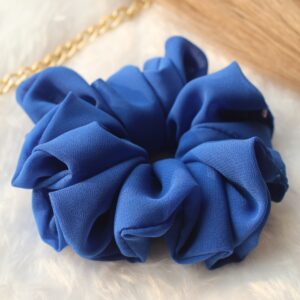 fluffy georgette scrunchies