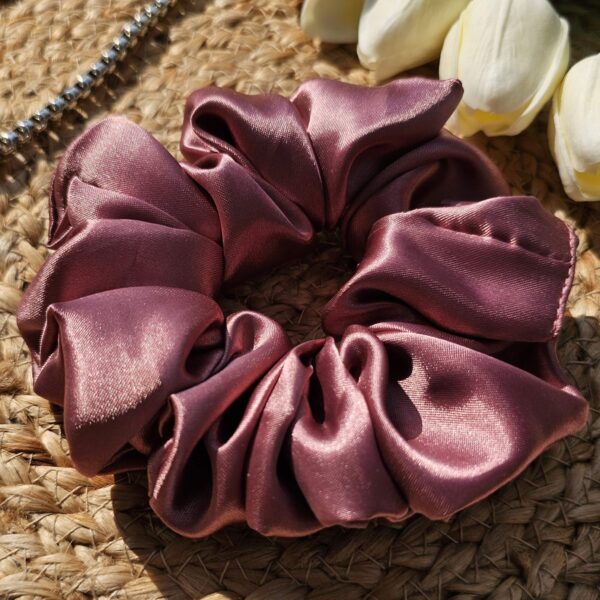 Korean Inspired satin scrunchies