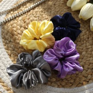 hair friendly satin scrunchies