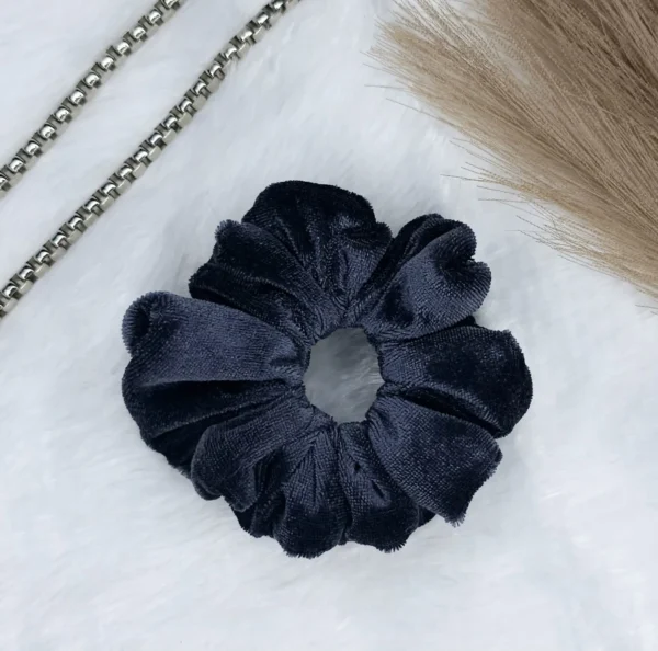 fur velvet scrunchie