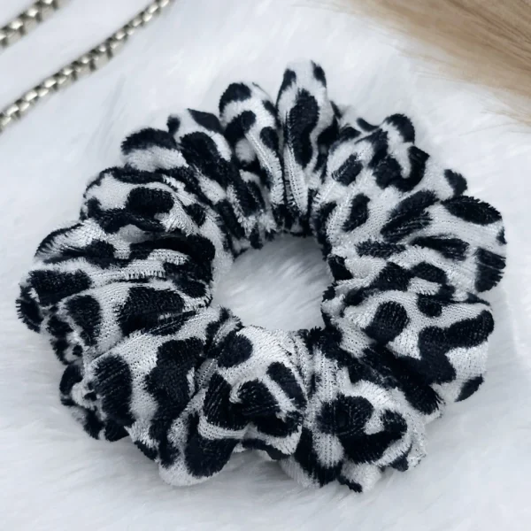 printed velvet high premium quality velvet scrunchies